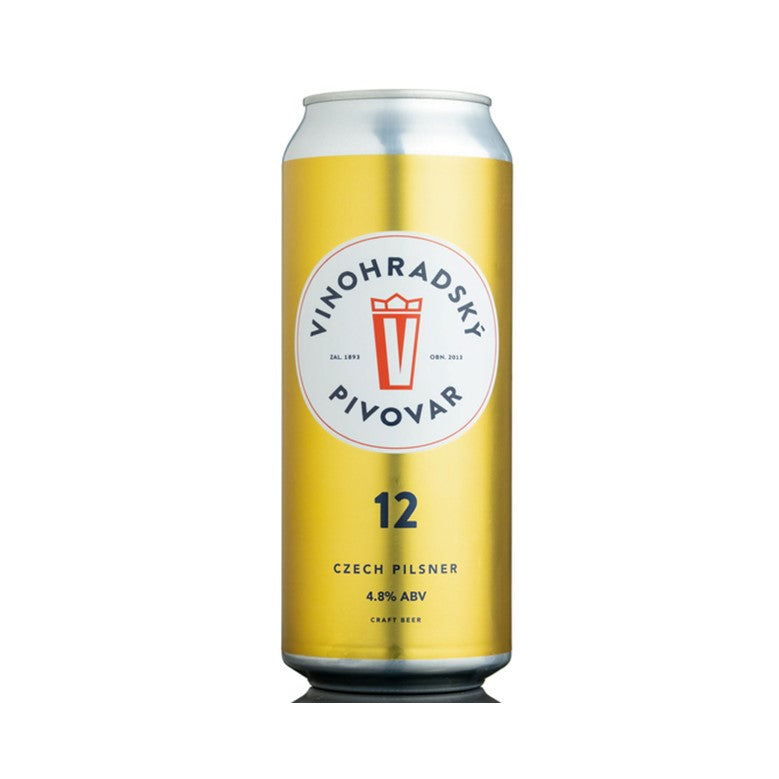 Vinohradsky 12 Unfiltered Czech Lager 24 x 50cl can