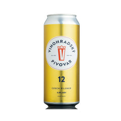 Vinohradsky 12 Unfiltered Czech Lager 24 x 50cl can