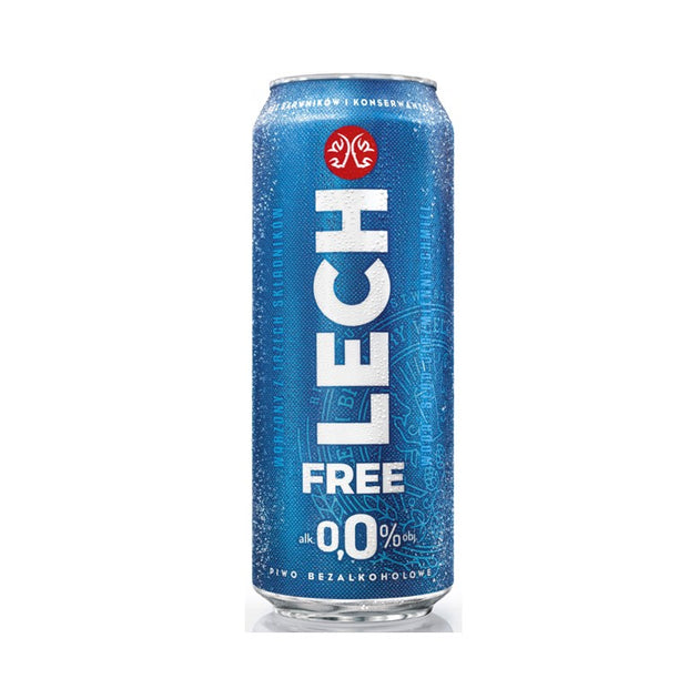 Lech 0.0% Alcohol Free Polish Lager 24 x 500ml cans | Dranken.co.uk